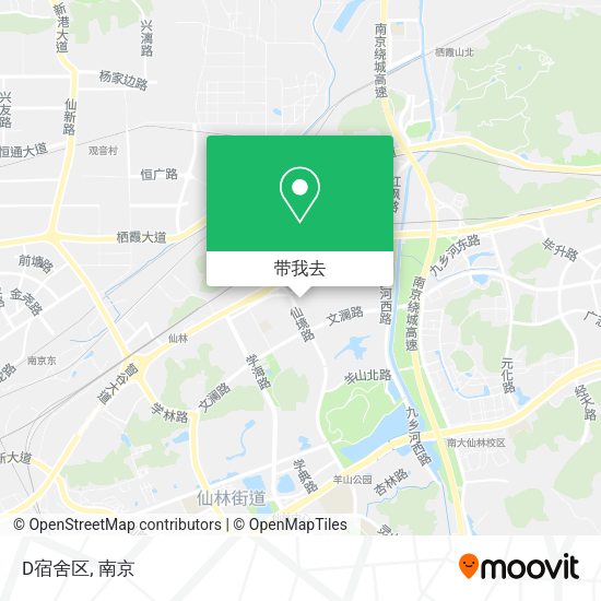 D宿舍区地图
