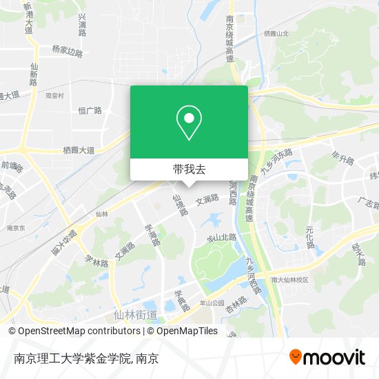 南京理工大学紫金学院地图
