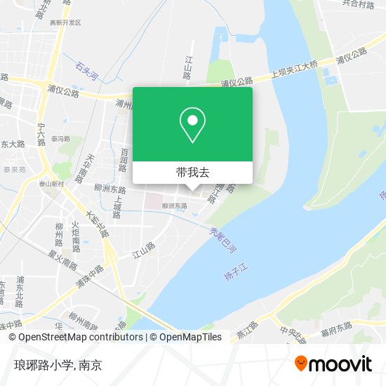 琅琊路小学地图