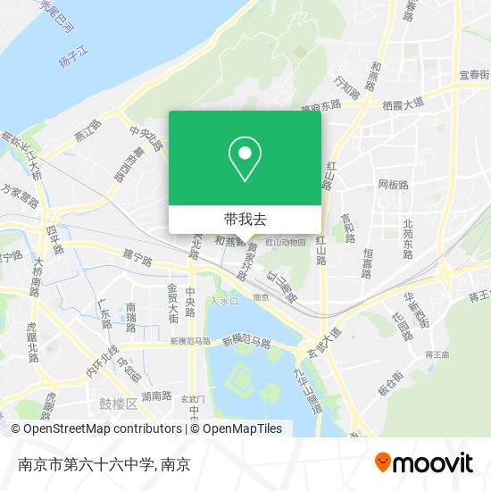 南京市第六十六中学地图