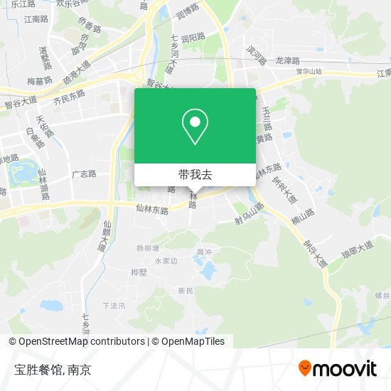 宝胜餐馆地图