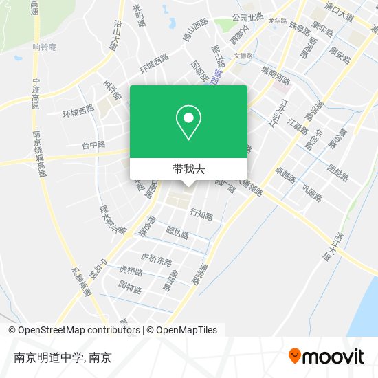 南京明道中学地图