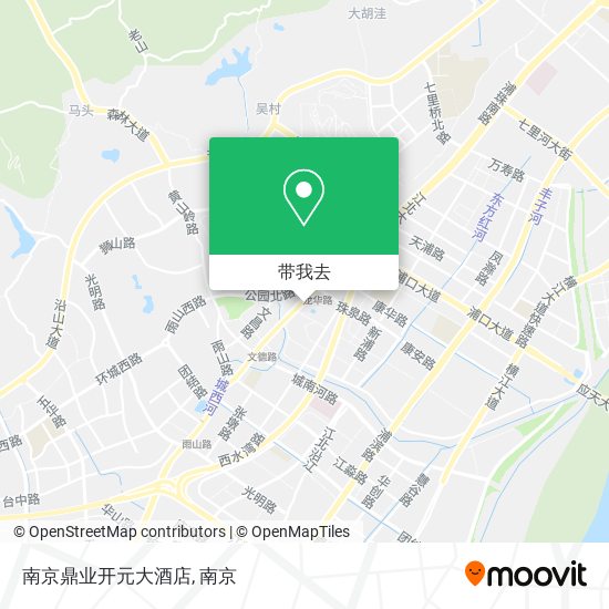 南京鼎业开元大酒店地图