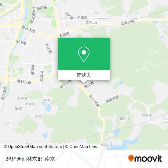 碧桂园仙林东郡地图