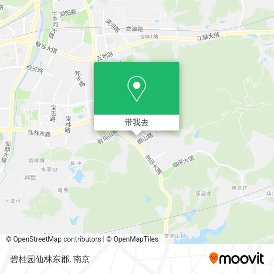 碧桂园仙林东郡地图
