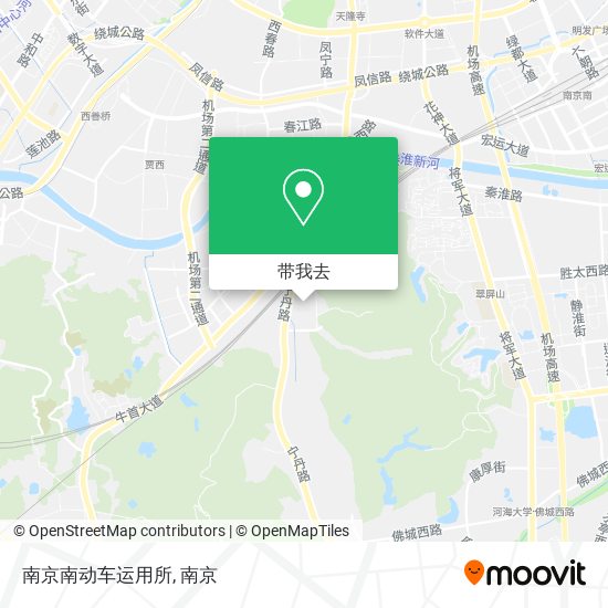 南京南动车运用所地图