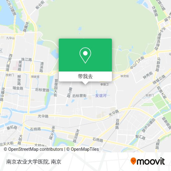 南京农业大学医院地图