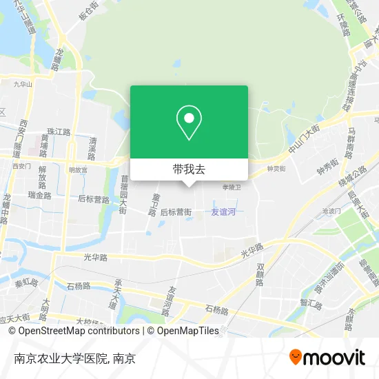 南京农业大学医院地图