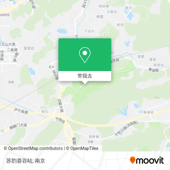 苏韵荟谷站地图