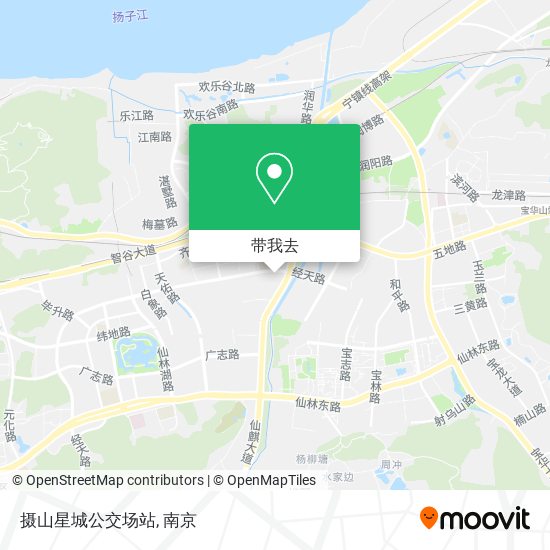 摄山星城公交场站地图