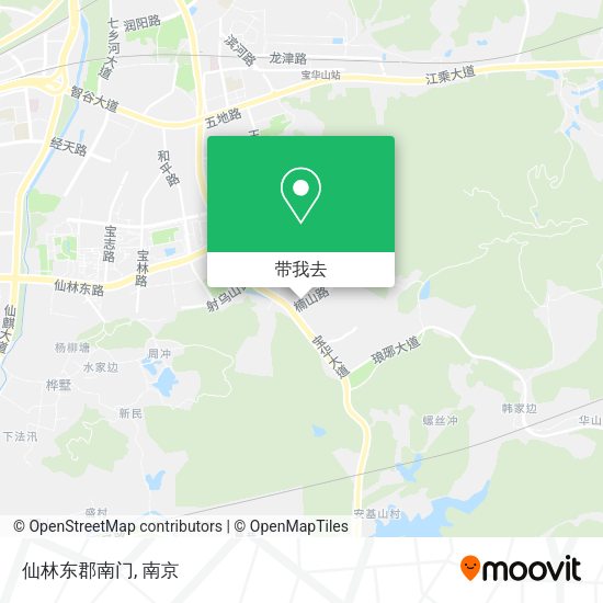 仙林东郡南门地图