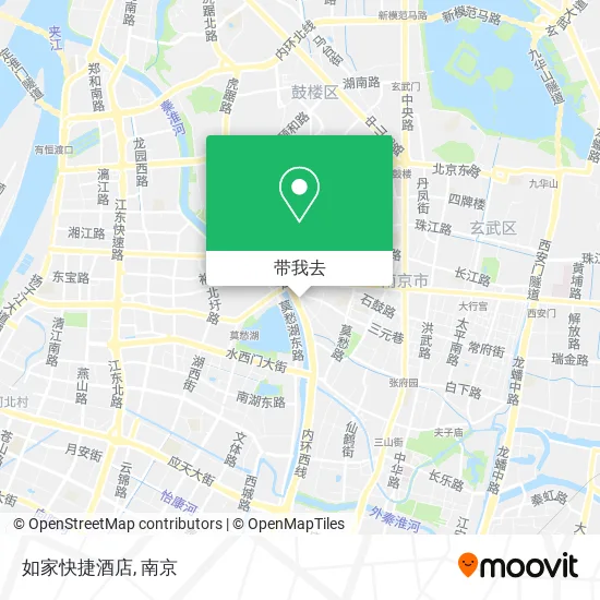 如家快捷酒店地图