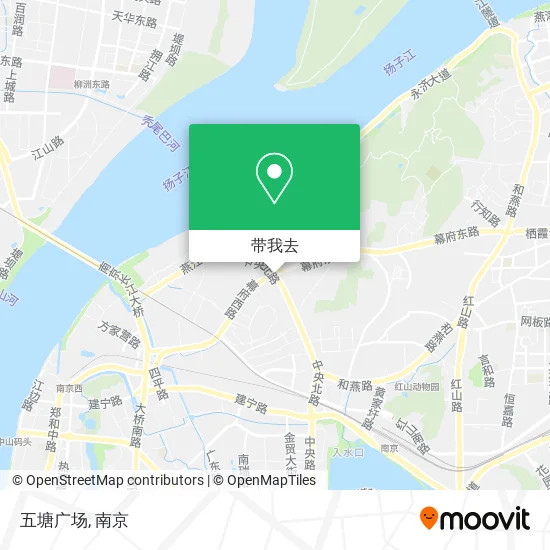 五塘广场地图