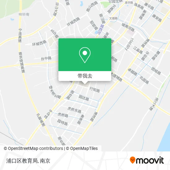 浦口区教育局地图