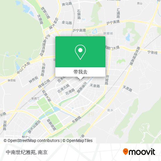 中南世纪雅苑地图