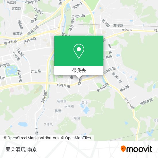 亚朵酒店地图