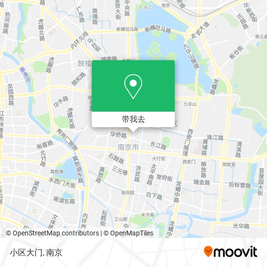 小区大门地图