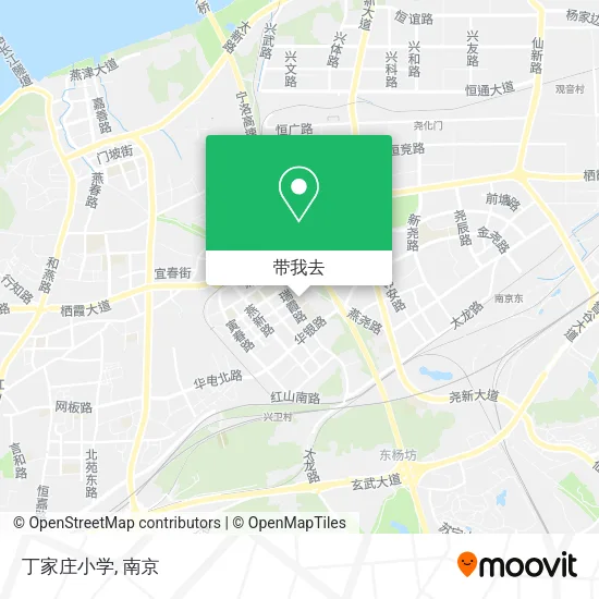 丁家庄小学地图
