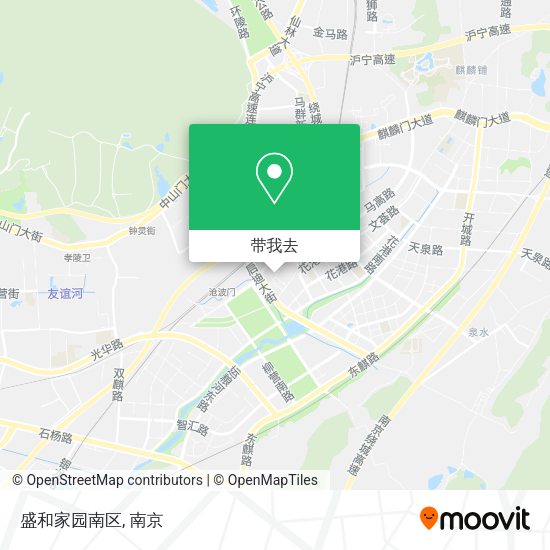 盛和家园南区地图