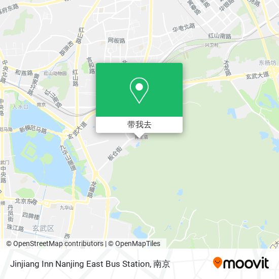 Jinjiang Inn Nanjing East Bus Station地图