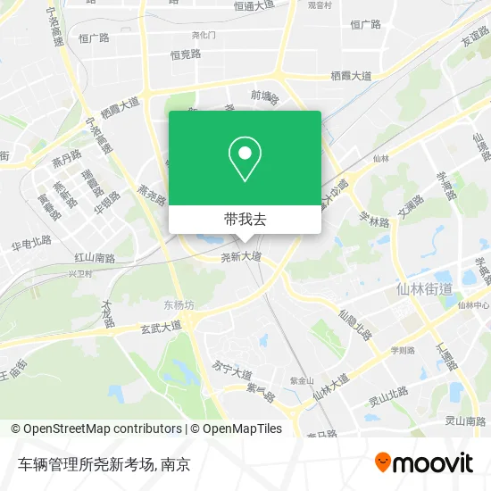 车辆管理所尧新考场地图