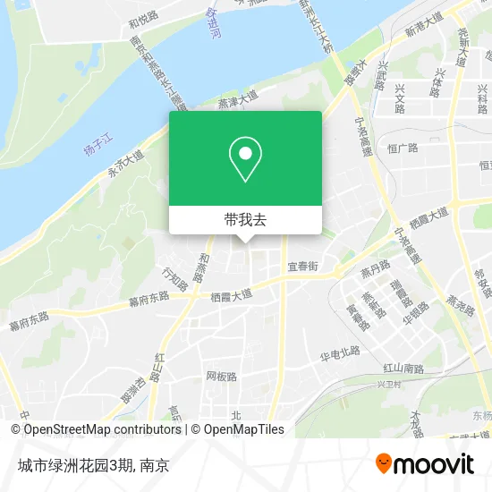 城市绿洲花园3期地图