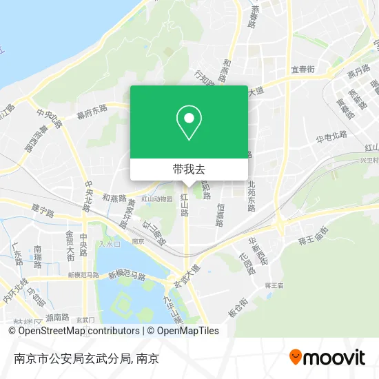 南京市公安局玄武分局地图