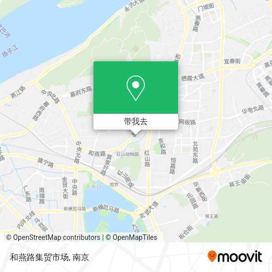 和燕路集贸市场地图