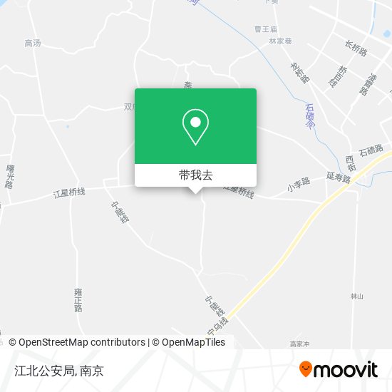 江北公安局地图