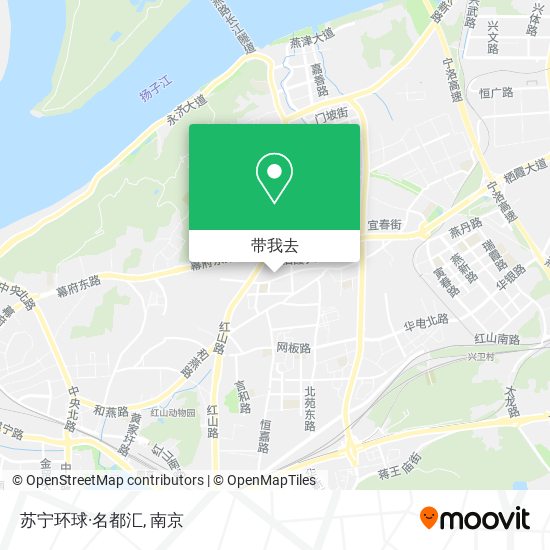苏宁环球·名都汇地图