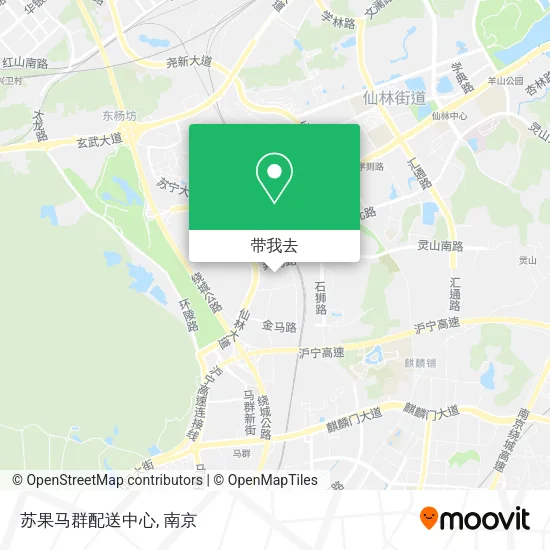 苏果马群配送中心地图