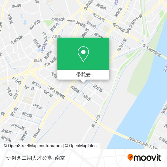 研创园二期人才公寓地图