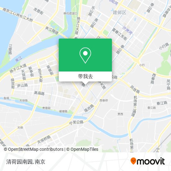 清荷园南园地图