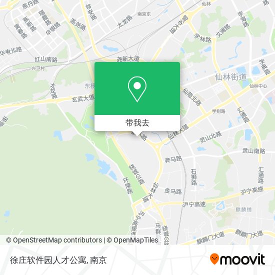 徐庄软件园人才公寓地图