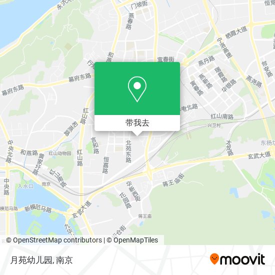 月苑幼儿园地图