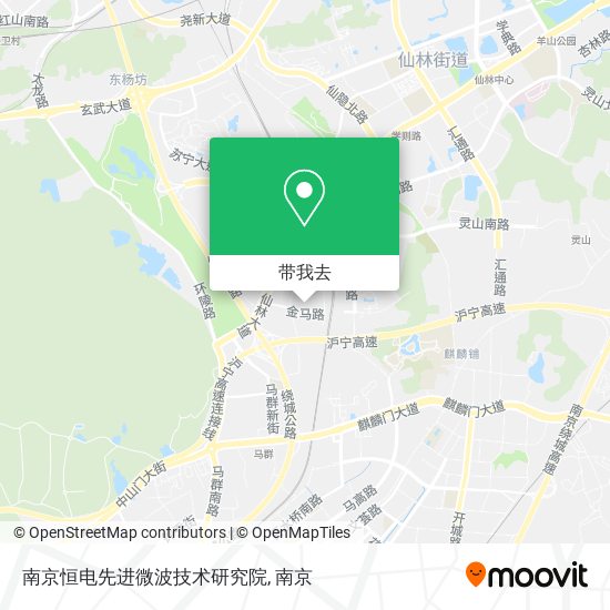 南京恒电先进微波技术研究院地图