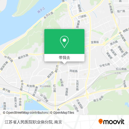 江苏省人民医院职业病分院地图