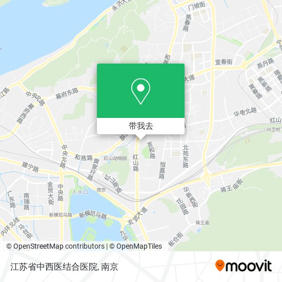 江苏省中西医结合医院地图
