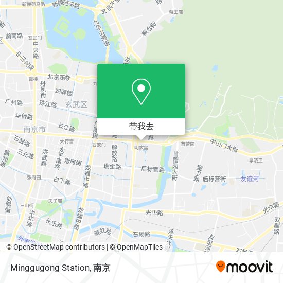 Minggugong Station地图