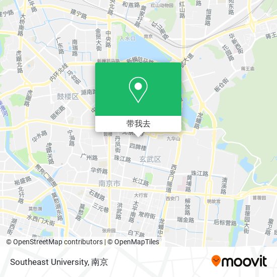 Southeast University地图