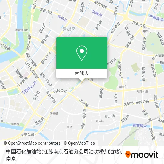 中国石化加油站(江苏南京石油分公司油坊桥加油站)地图