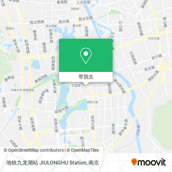 地铁九龙湖站 JIULONGHU Station地图