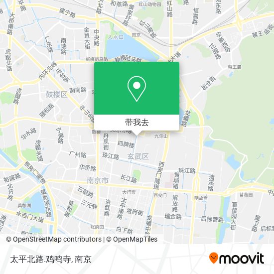 太平北路.鸡鸣寺地图