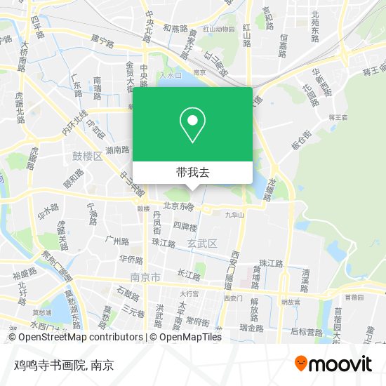 鸡鸣寺书画院地图