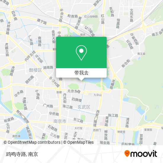 鸡鸣寺路地图