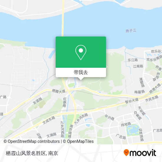 栖霞山风景名胜区地图