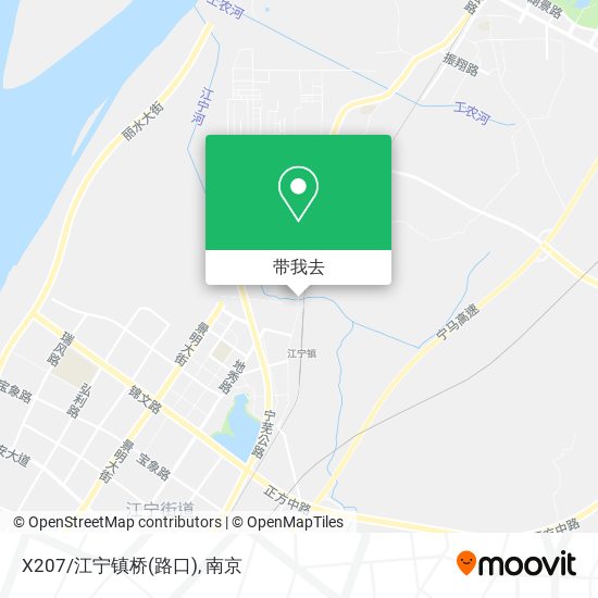 X207/江宁镇桥(路口)地图