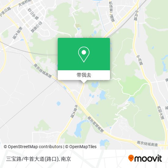 三宝路/牛首大道(路口)地图