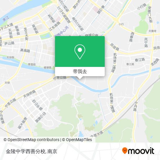金陵中学西善分校地图