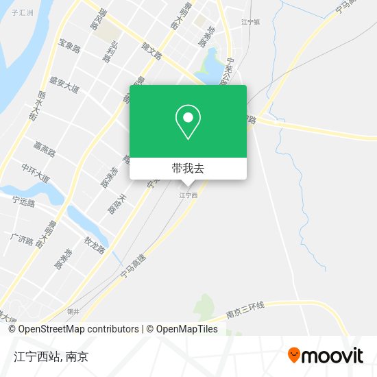 江宁西站地图